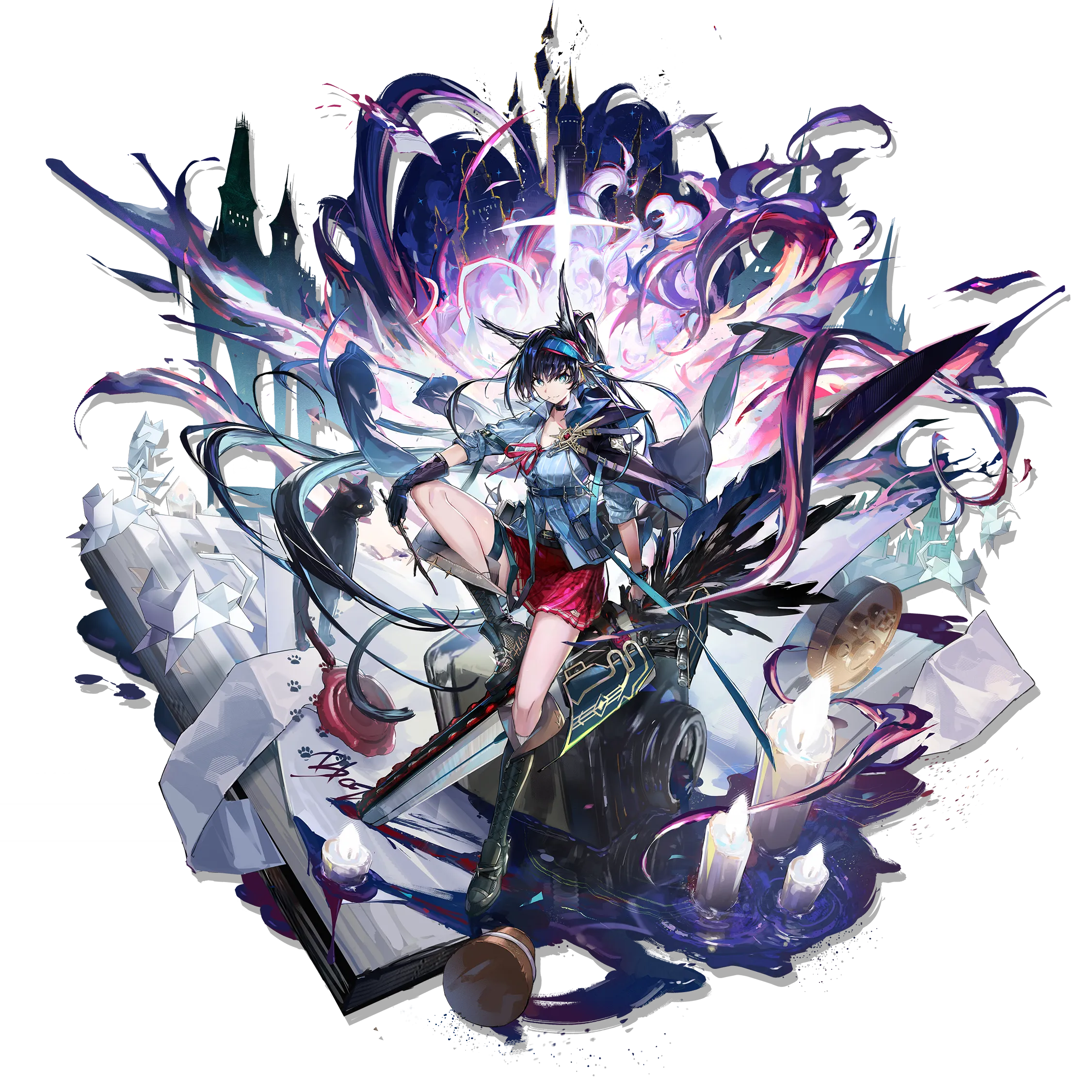 ブレイズの追加コーデ「爆ぜる蒼炎」