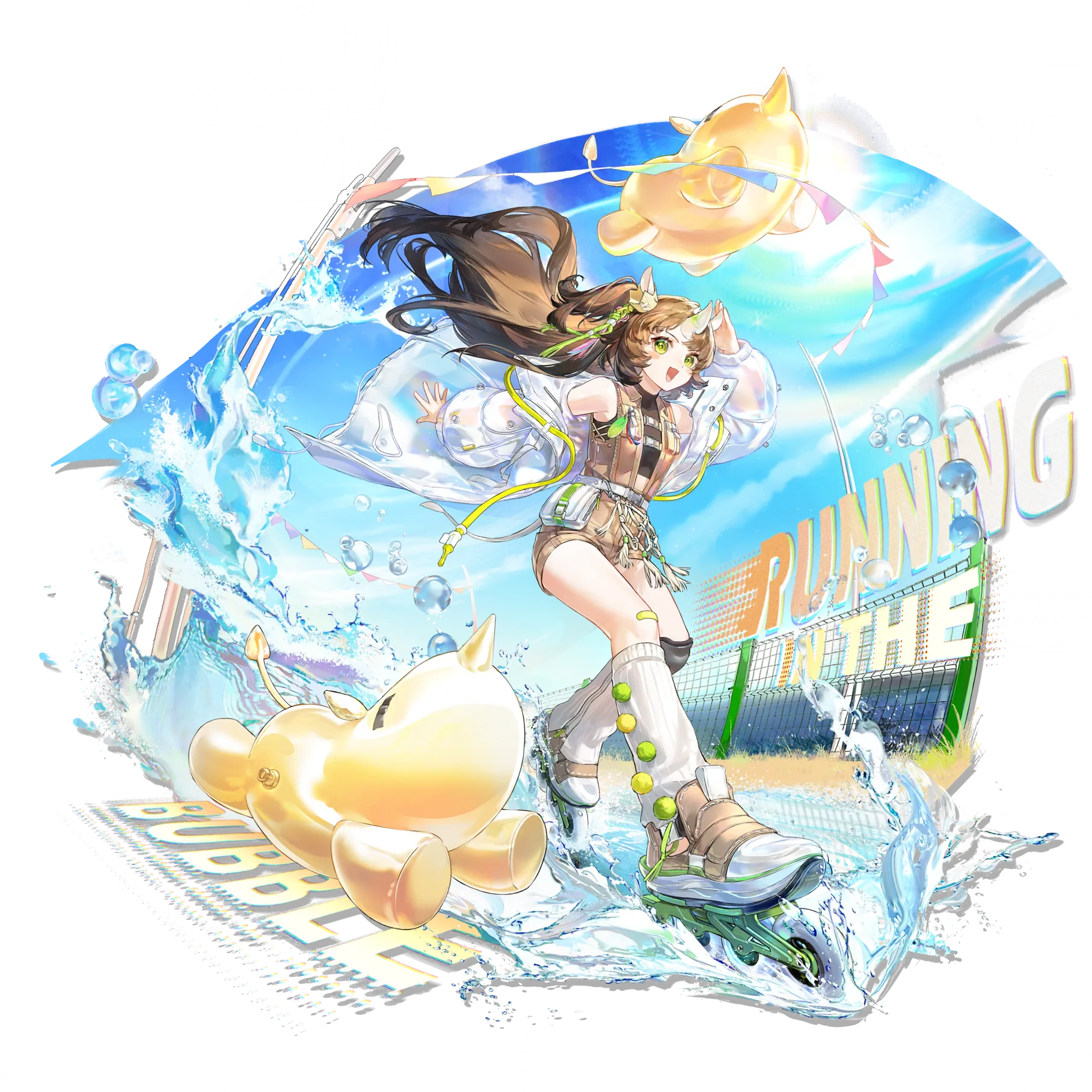 バブルの追加コーデ「迎風のライダー」