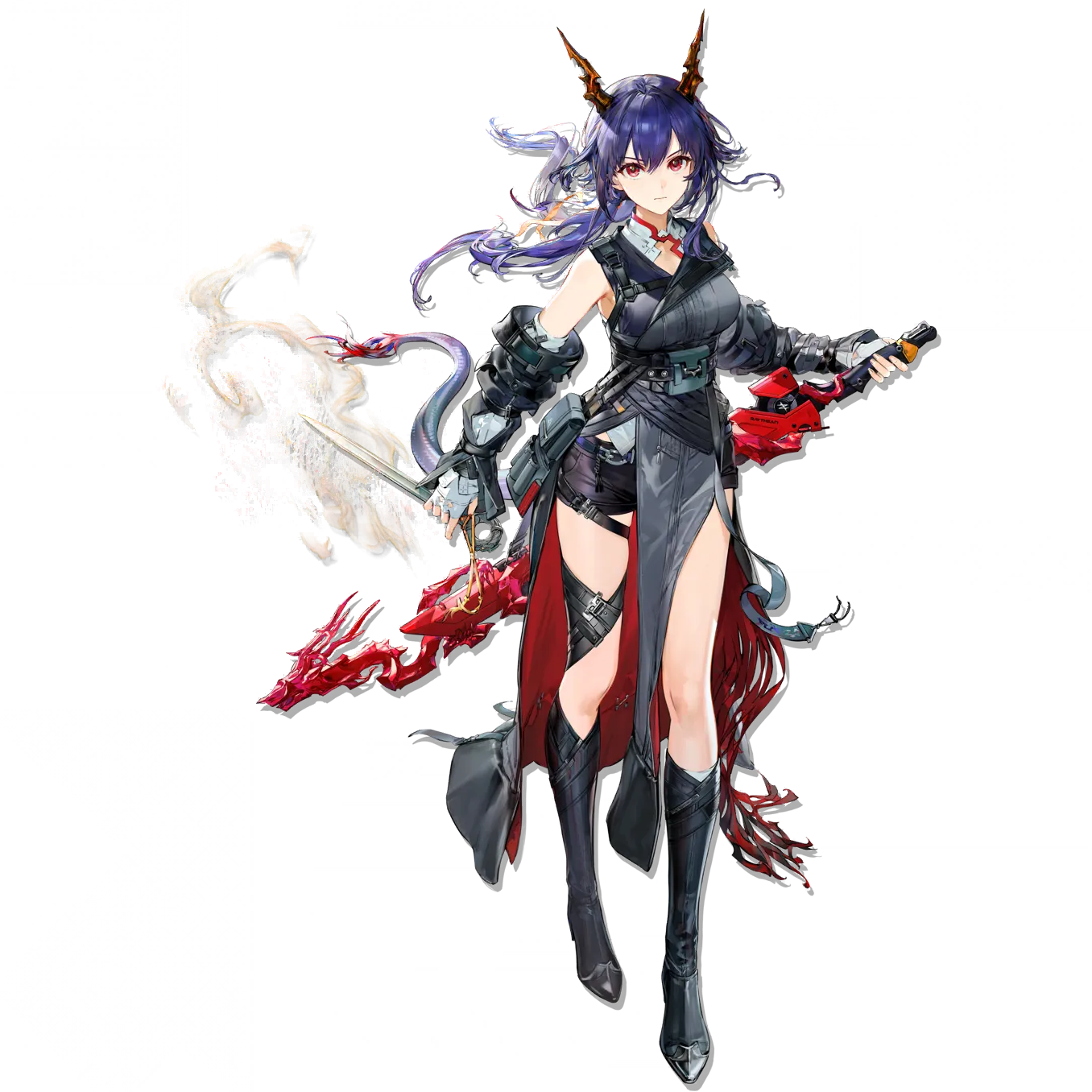 赤刃明霄チェンのデフォルトコーデ