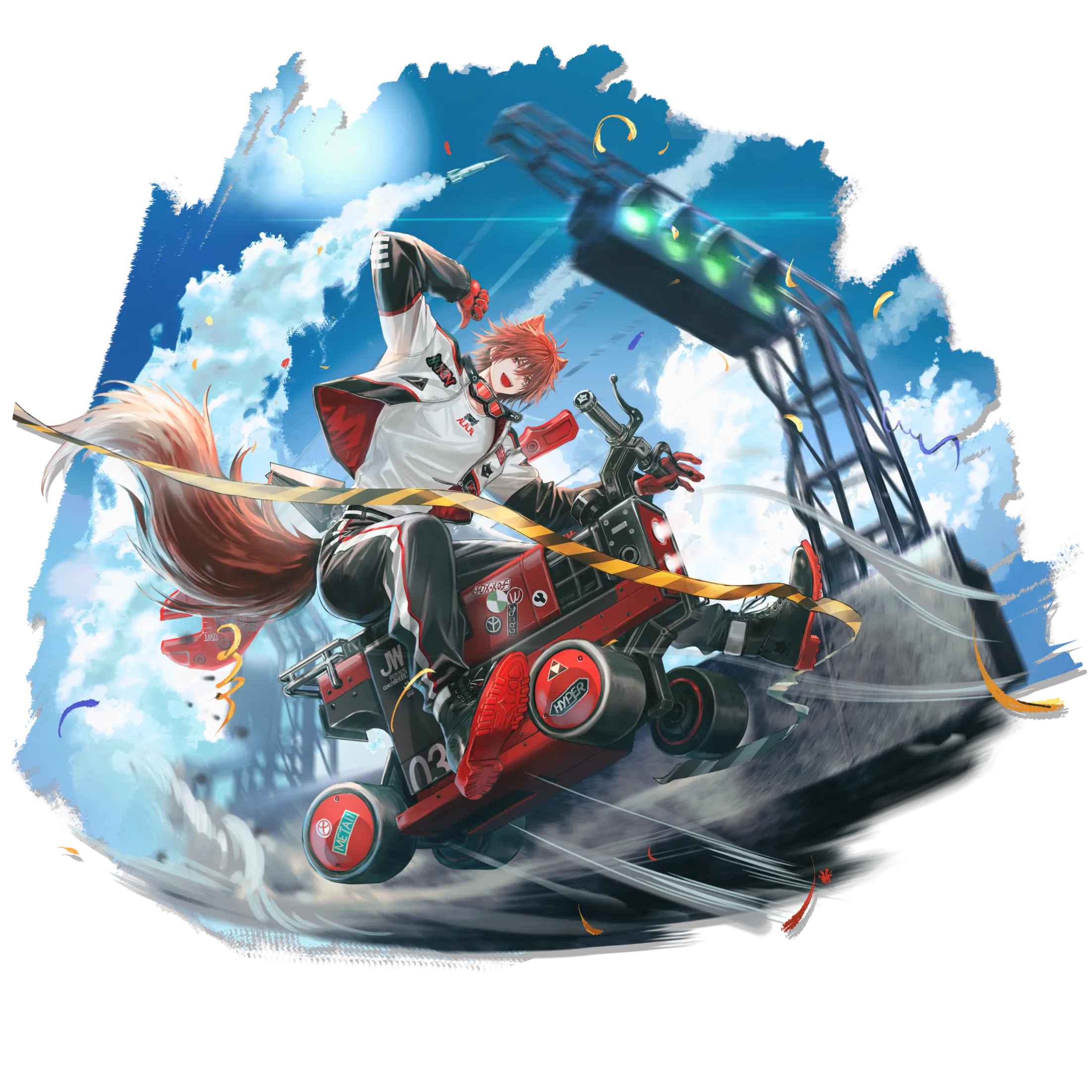 キアーベの追加コーデ「ワンマン・レーシングチーム」