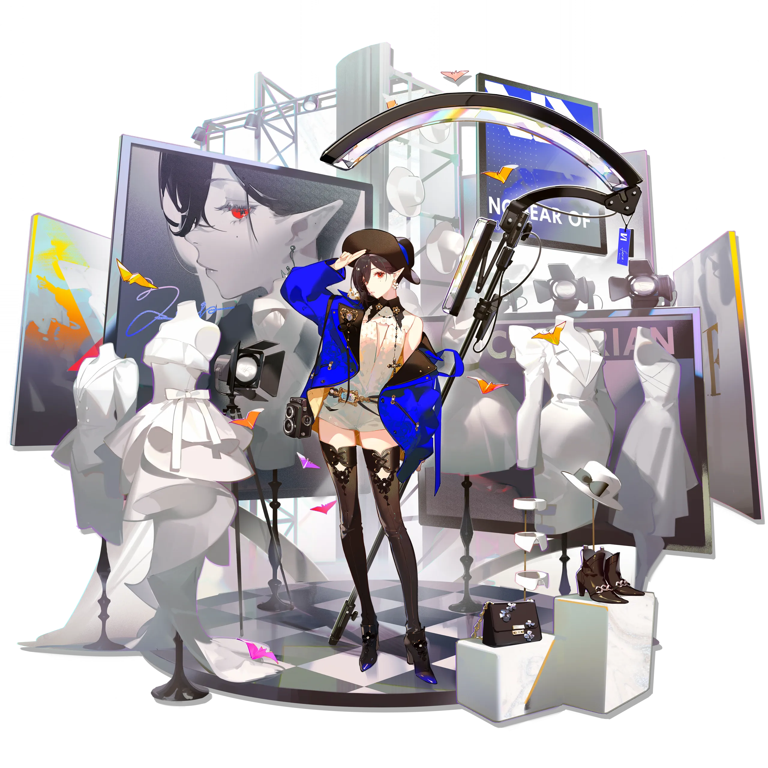 エンテレケイアの追加コーデ「眩い蒼」