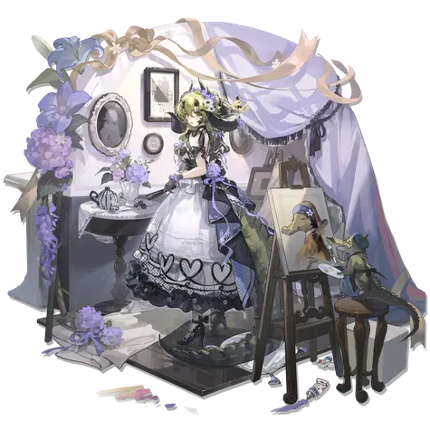 エステルの追加コーデ「花冠のワルツ」 thumbnail 1