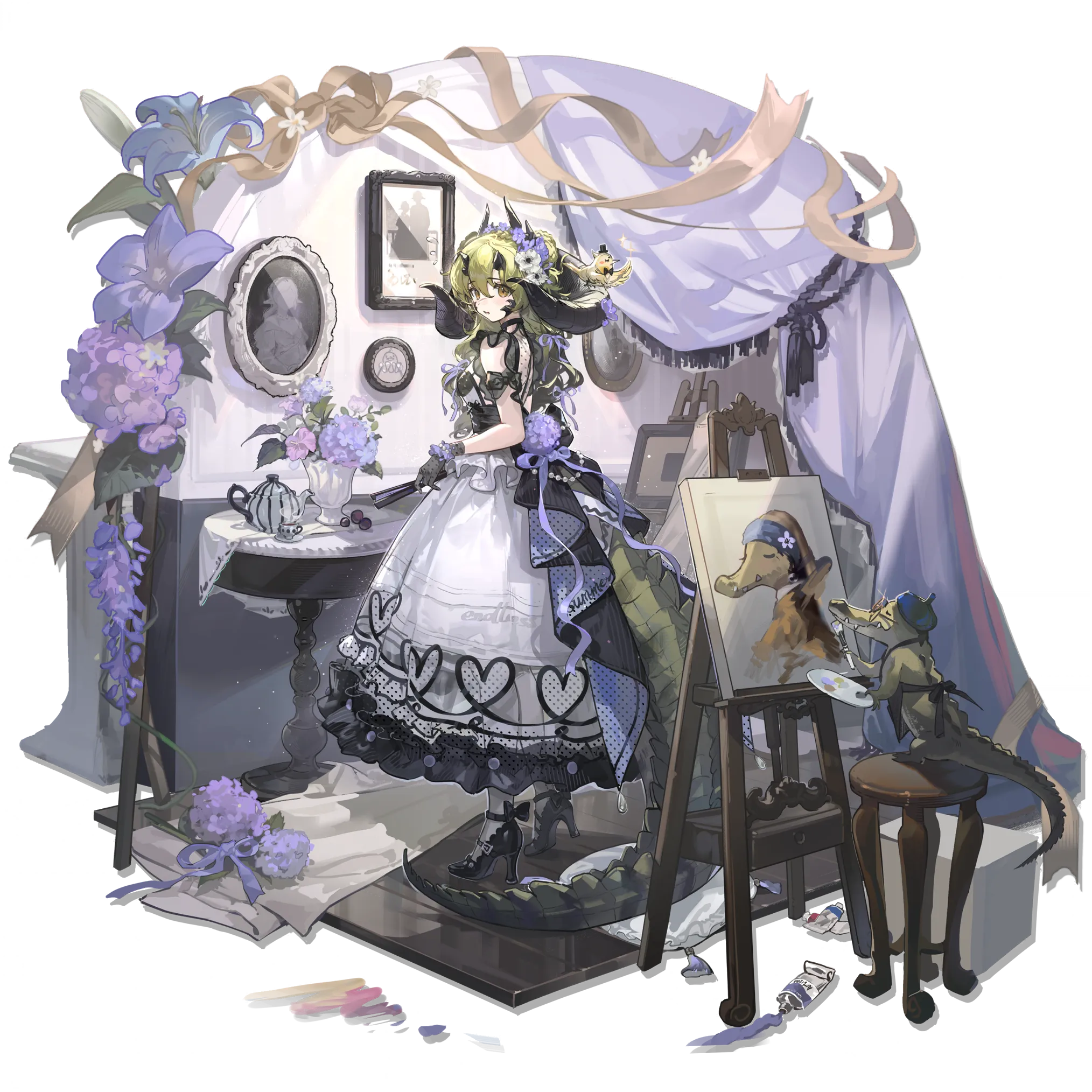 エステルの追加コーデ「花冠のワルツ」