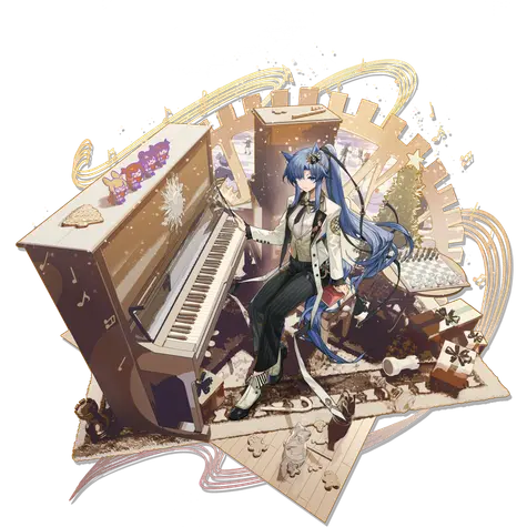 歴陣鋭槍フェンの追加コーデ「純白の楽章」 thumbnail 1