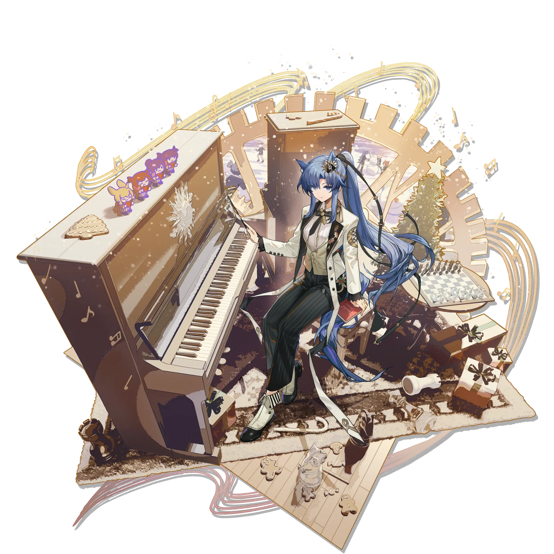 歴陣鋭槍フェンの追加コーデ「純白の楽章」