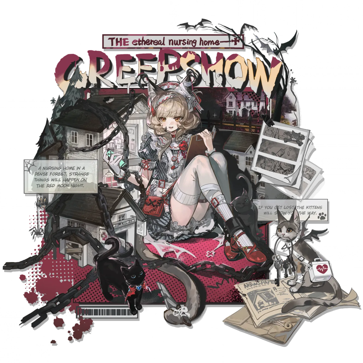 ヘイズの追加コーデ「療養地の怪談」