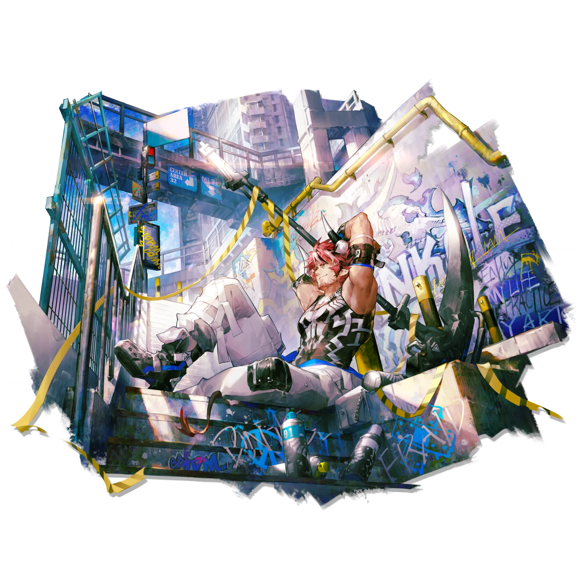 ヒューマスの追加コーデ「灼陽ストリート」