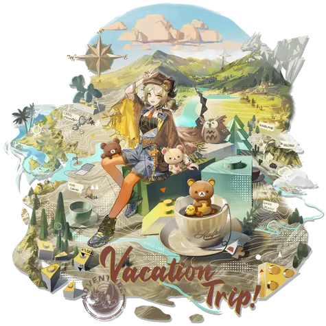 イフリータの追加コーデ「気ままな旅路」 thumbnail 1