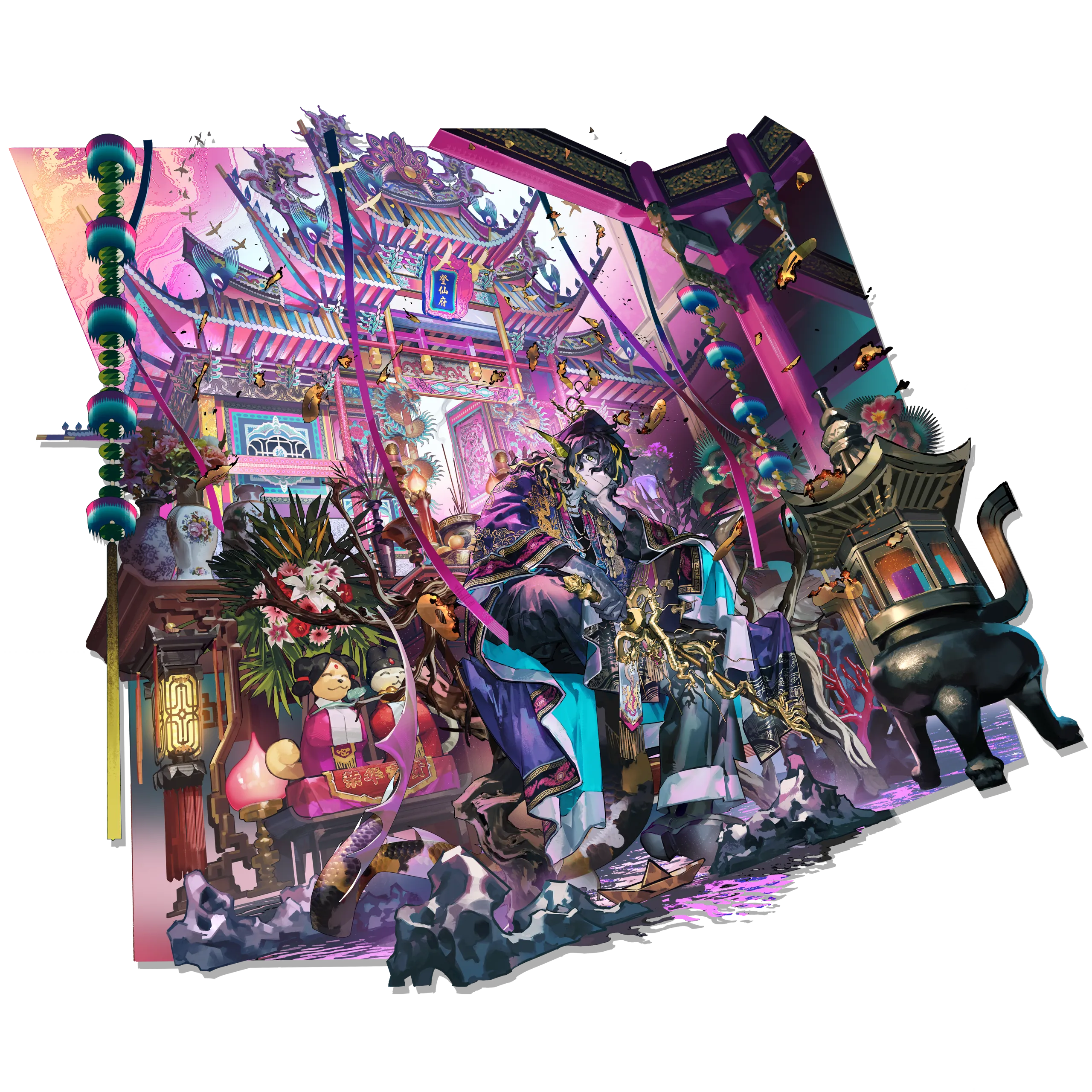 リーの追加コーデ「浮生を鑑す」