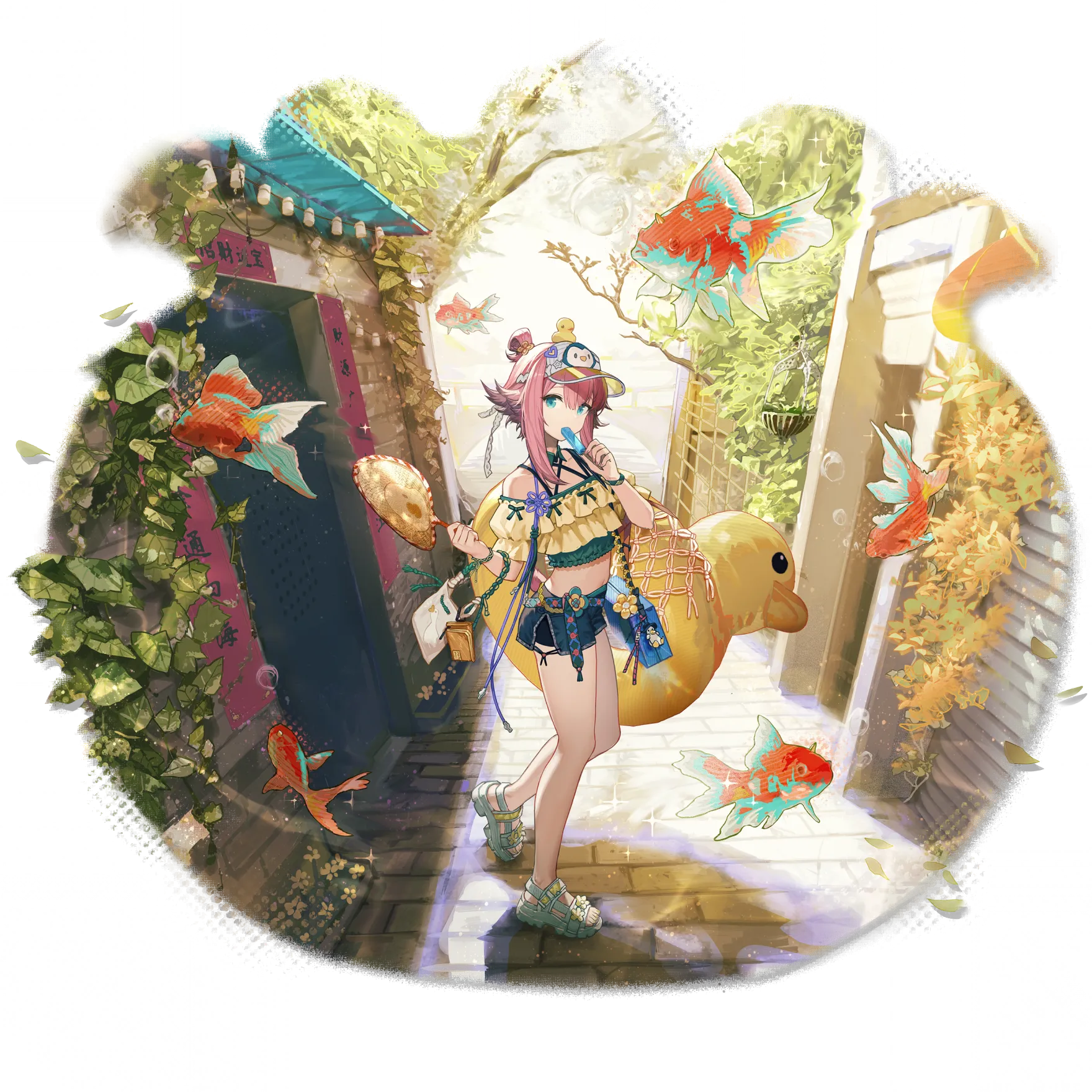 メイの追加コーデ「夏の花弁FA054」