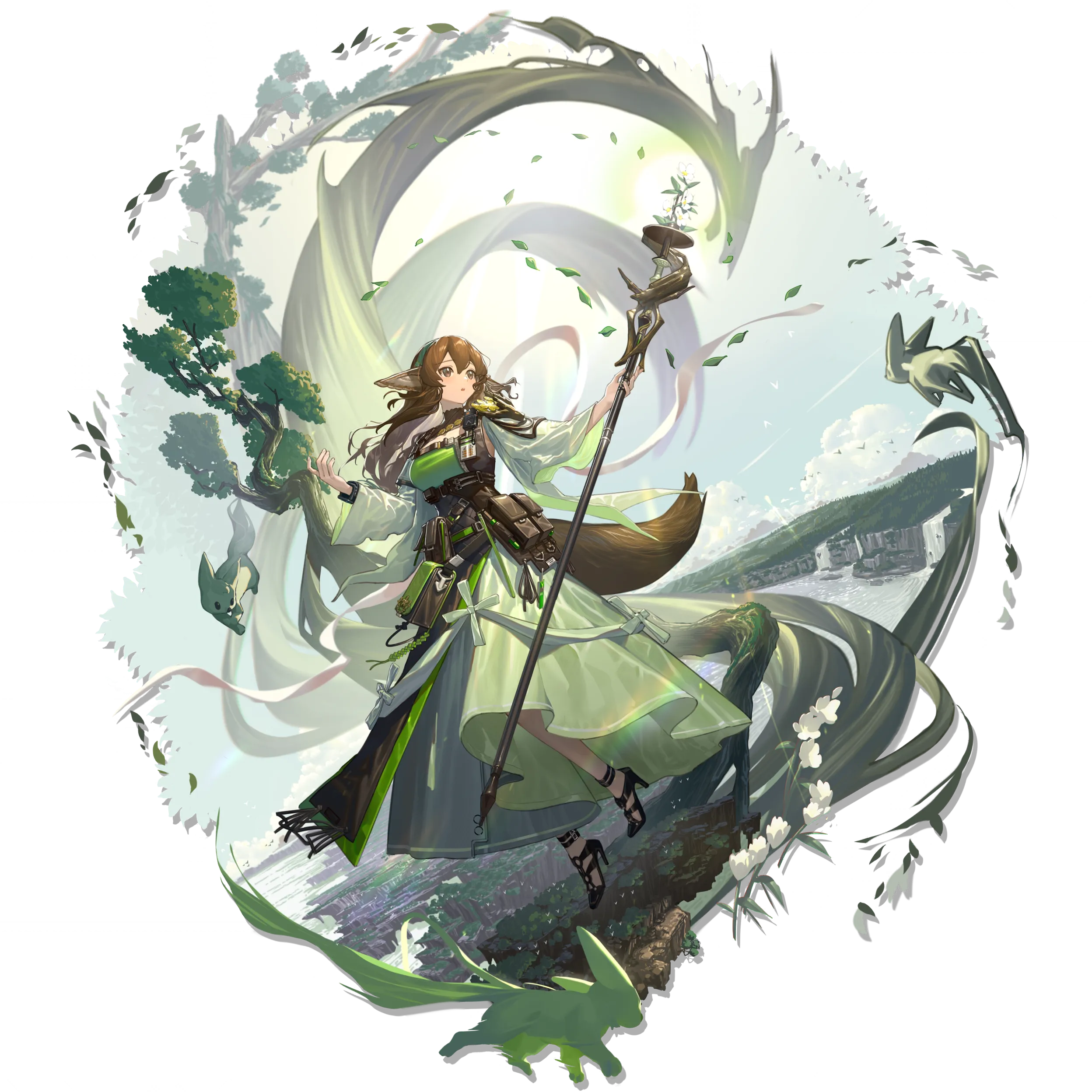 摘英パフューマーの昇進2コーデ