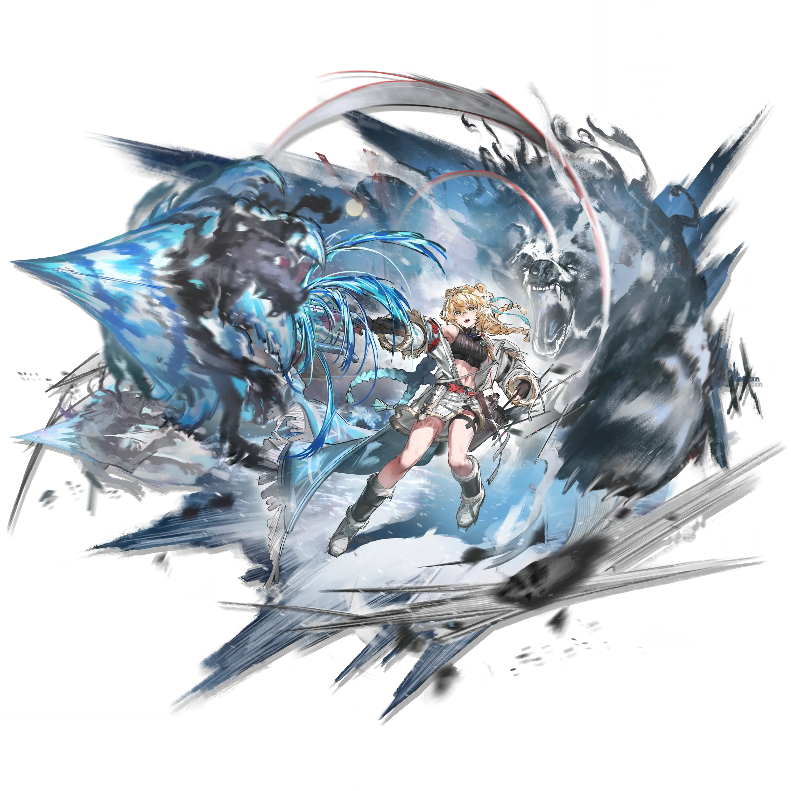 スノーハンターの昇進2コーデ