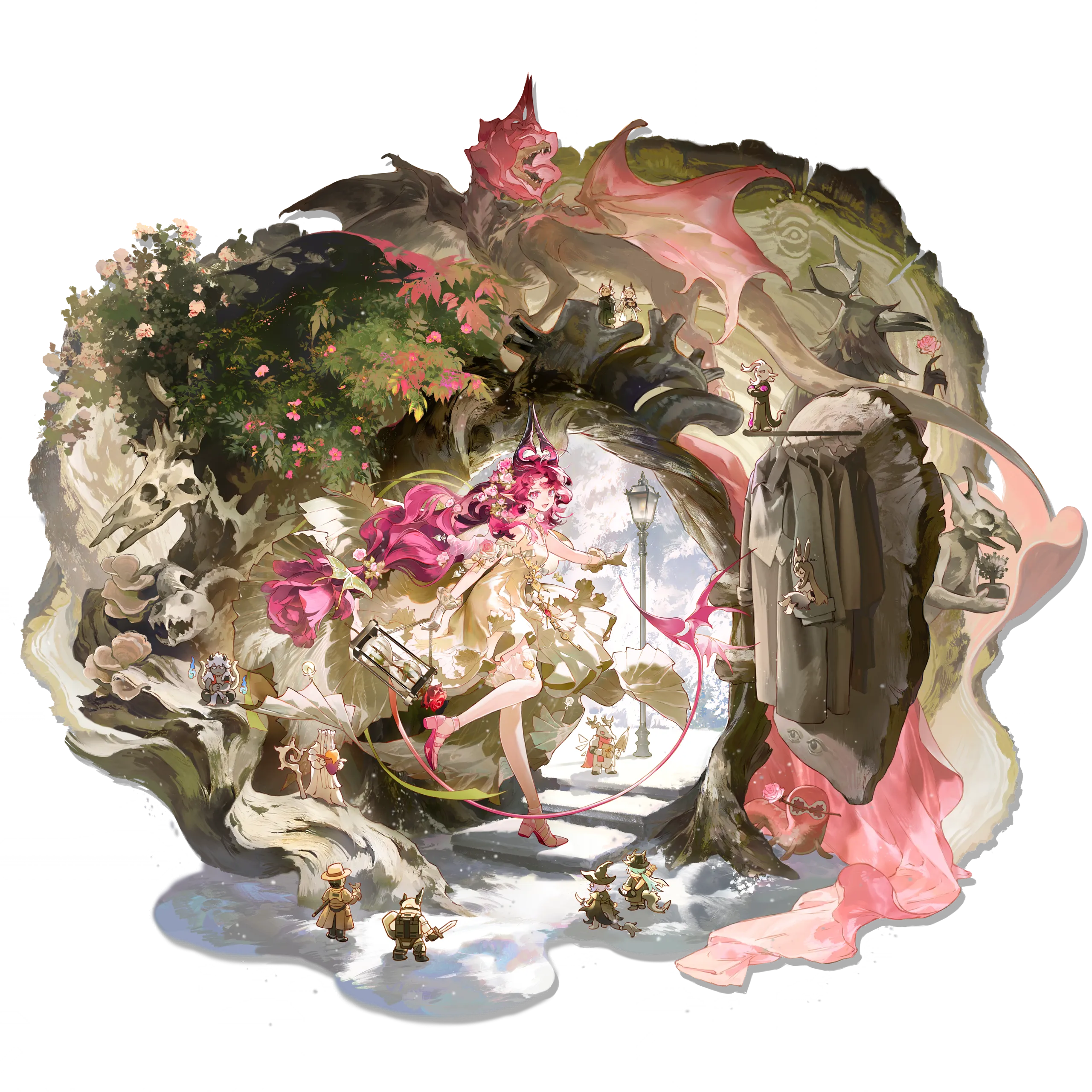 ニンフの追加コーデ「百花の夢語り」